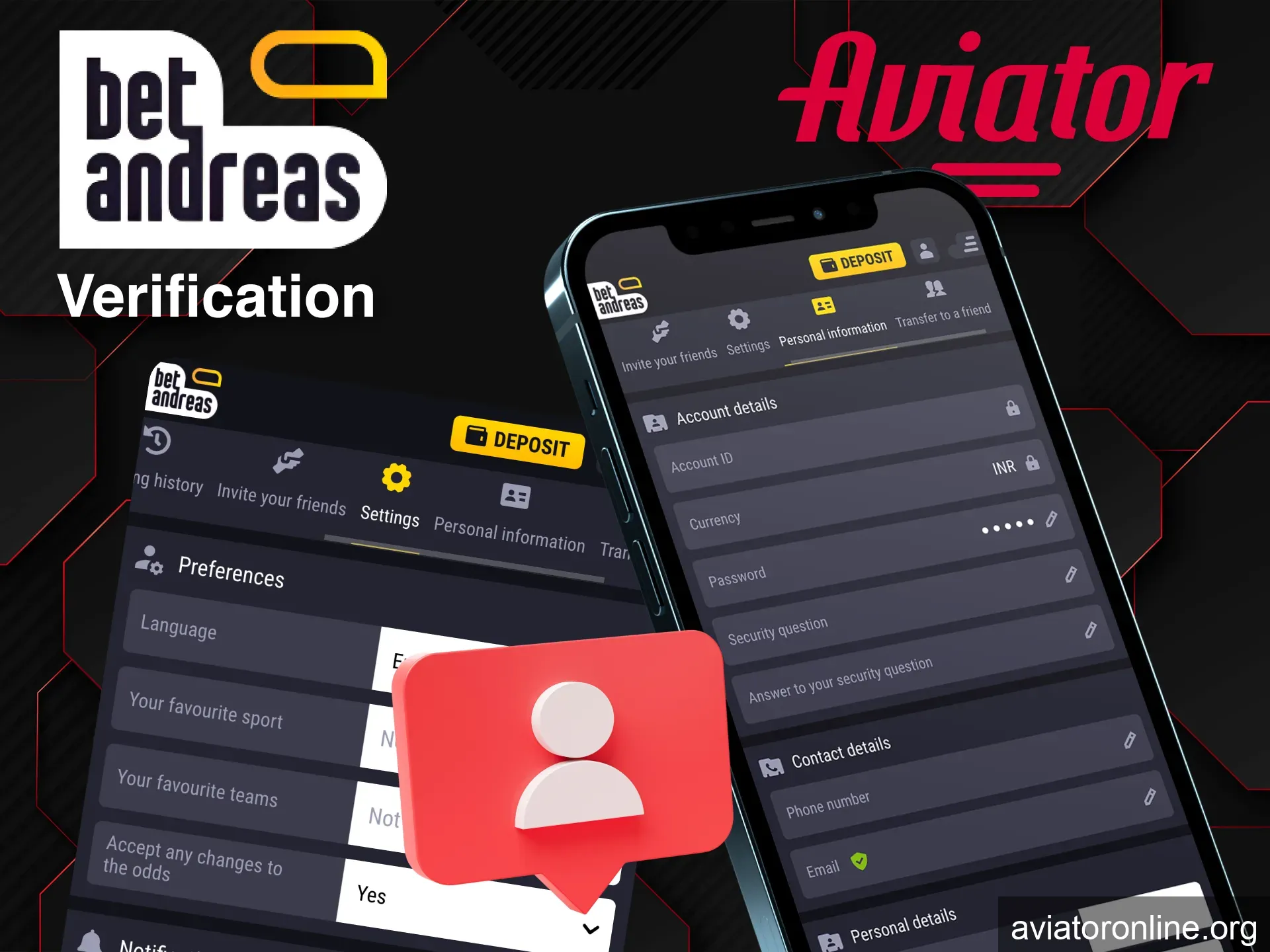 BetAndreas verification ensures secure and legal play.