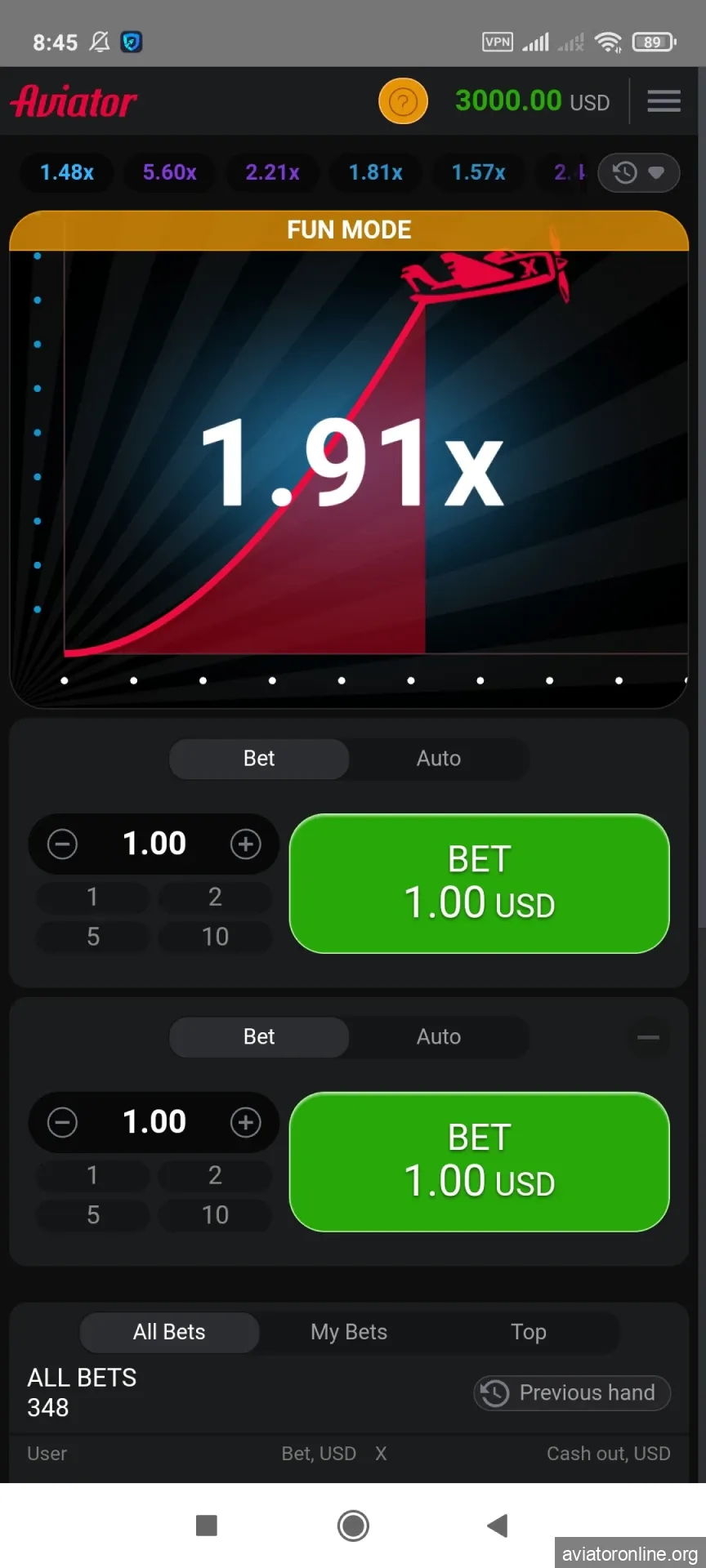 Start playing Aviator through the BetShah apps.