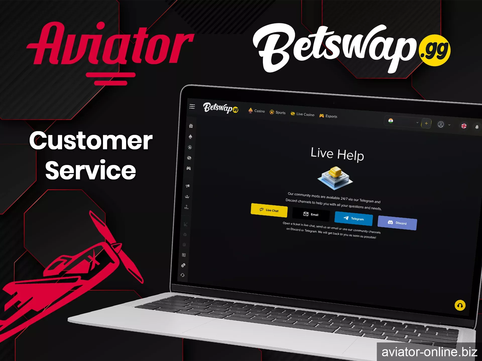 If you have any problems with the Aviator game, the Betswap support team will help you.