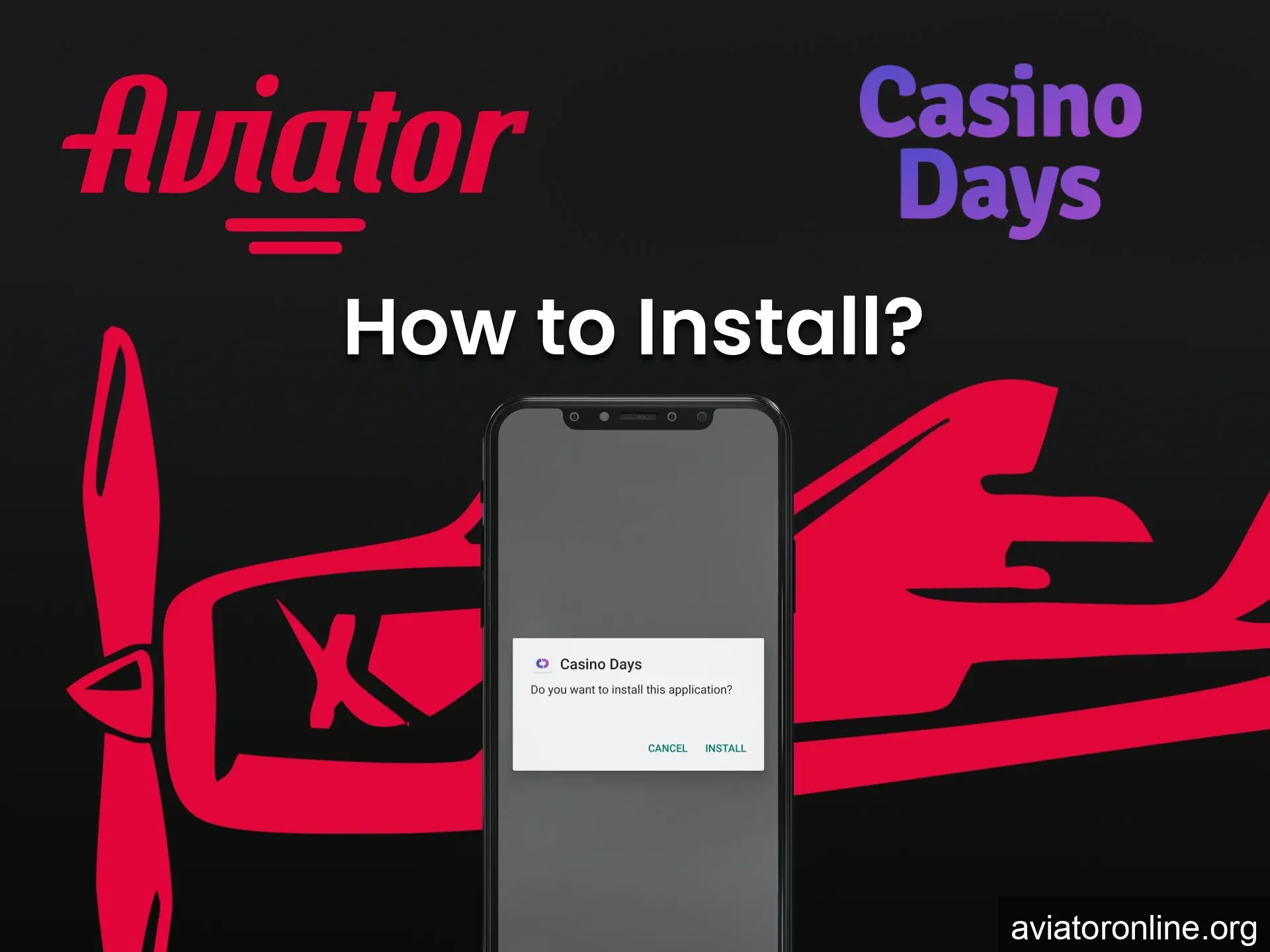 Install the Casino Days application for Android.