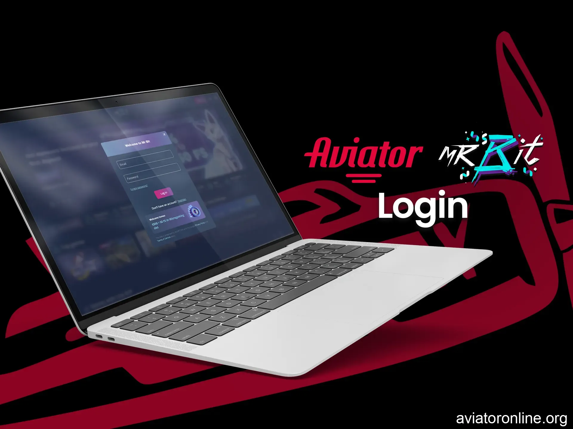 To play Aviator, log in to your personal Mr. Bit account.