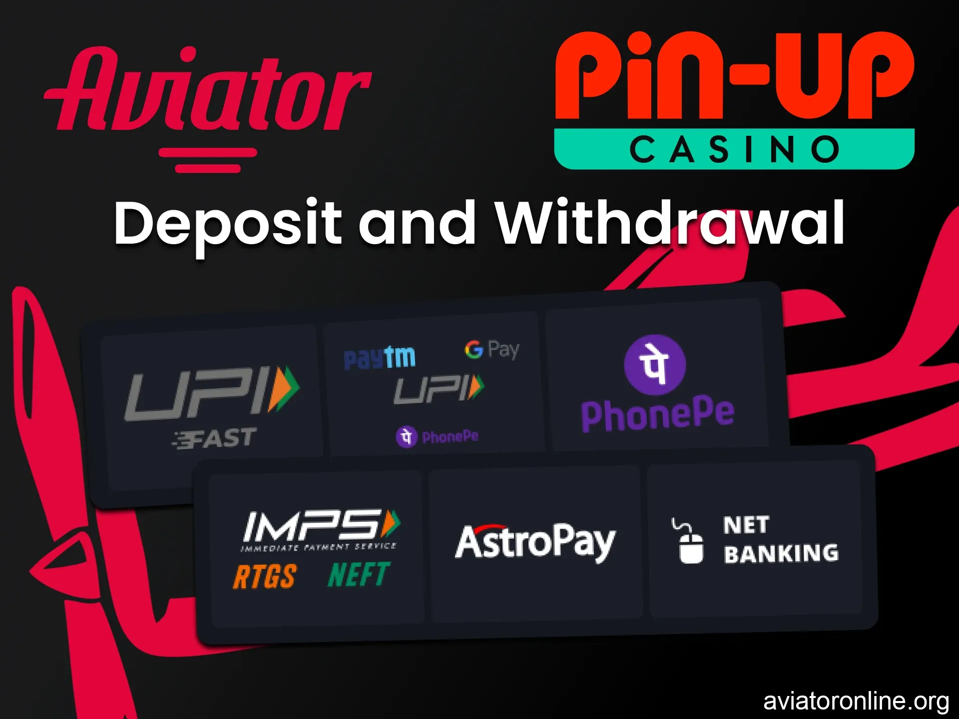 Win in the Aviator game and withdraw funds in the way convenient for you from PinUp.