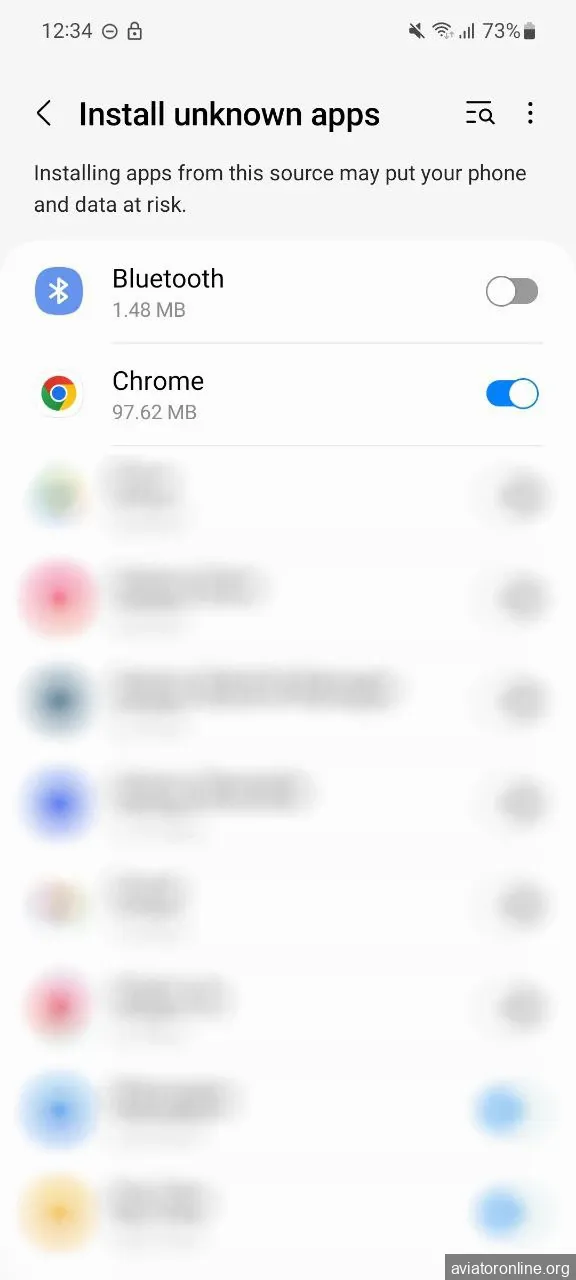 Change your phone settings to install Satbet app.