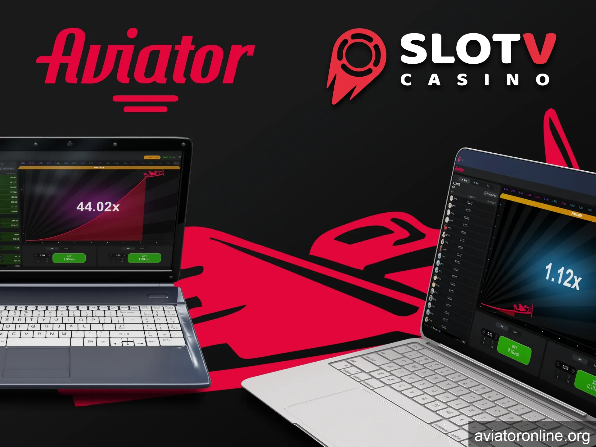 Choose your device to play Aviator on SlotV.