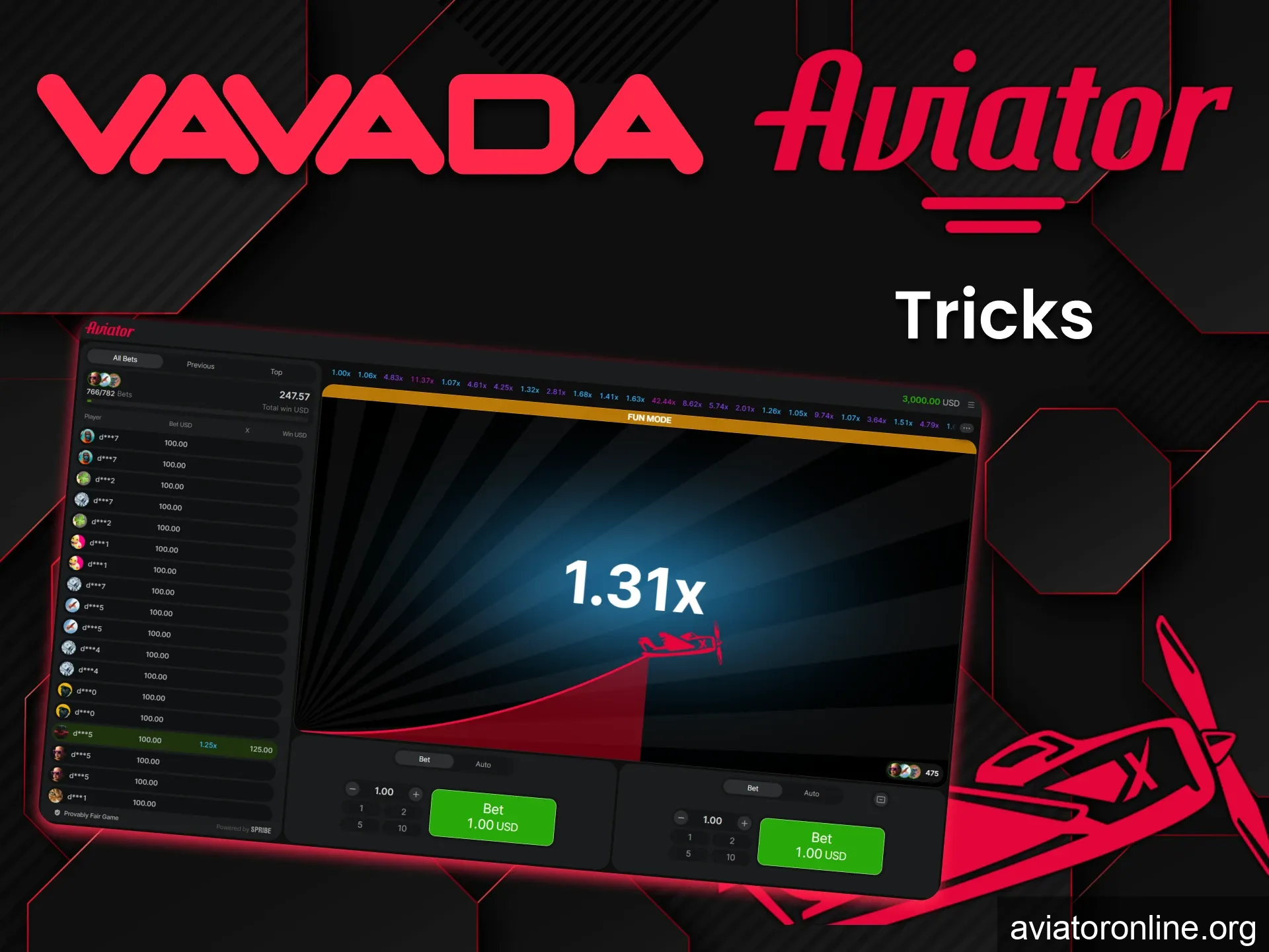 Learn winning tricks for victories in Aviator on Vavada.