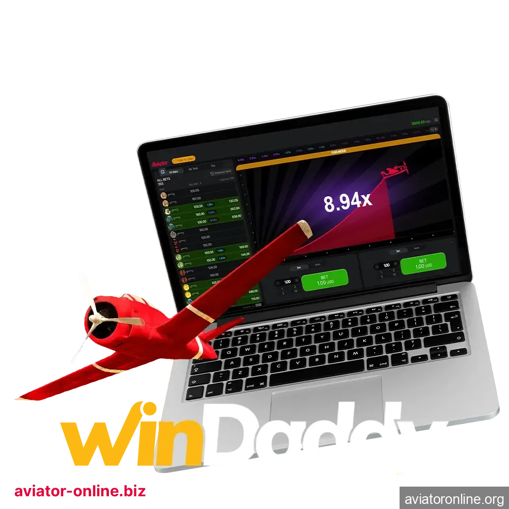 Enjoy playing Aviator on the official WinDaddy website.